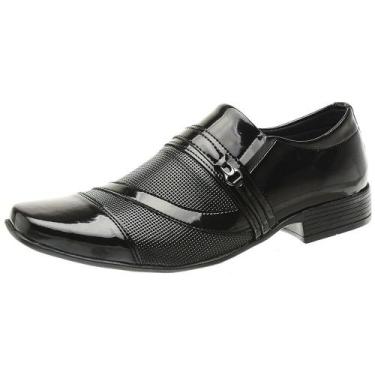 Imagem de Sapato Social Masculino Esporte Fino Bico Quadrado Macio Elegante - EM