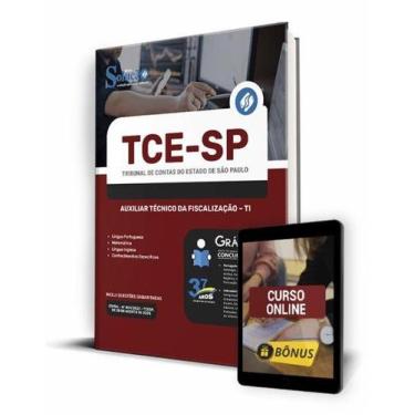 Imagem de Apostila TCE-SP - Auxiliar Técnico da Fiscalização - TI - Editora Solu