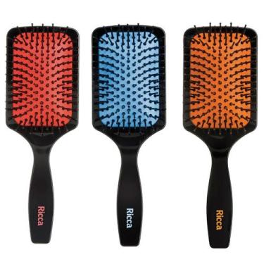 Imagem de Escova De Cabelo Ricca Style Black Racket 244