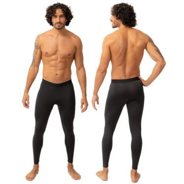 Imagem de Calça Térmica Esportiva Segunda Pele Legging Proteção UV50+ Unissex - 