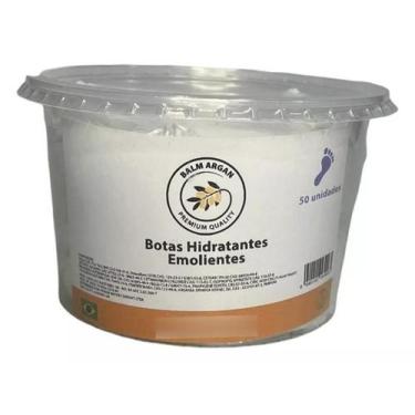 Imagem de Botas Com Creme Hidratante Emoliente - Pote Com 50 Unidades - BALM ARG