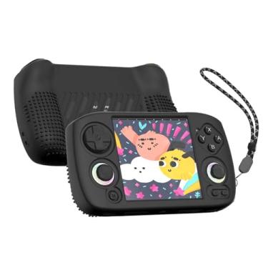 Imagem de FIOPAZ for Anbernic RG CubeXX Skin Case, Soft Silicone Protective for RG CubeXX Retro Handheld Game Console Only, Drop and Scratch Resistant Washable for RGcubeXX Cover with Lanyard, Black