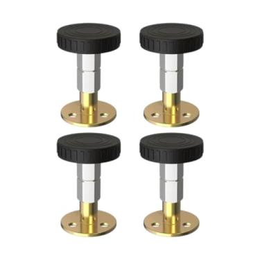 Imagem de FytStycale Rolhas de cabeceira, 4 peças, fixador, fácil instalação, protetor de parede, estabilizadores de cabeceira para sofás-camas, Altura 67 a 87 Mm