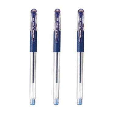 Imagem de 三菱鉛筆 Canetas Mitsubishi Pencil Ultra Fina Ponta Extrafina 0,28 mm Azul Preto [Conjunto de 3]