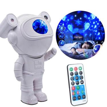 Imagem de Luz Noturna Astronauta Galáxia Som e Projeção Controle - LIPPIN