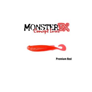 Imagem de Isca Artificial Soft Bass Monster 3X E-Shad (9cm) 5 Unidades - Várias 