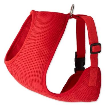 Imagem de Pet Passion Peitoral para cães de malha ajustável para todas as raças de animais de estimação, vermelho, grande
