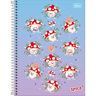 Imagem de Caderno Univ. Capa Dura 1 Matérias Spice Fem. 80 Fls Tilibra Com Adesi