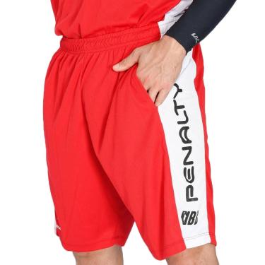 Imagem de Bermuda Masculina Penalty 3x3 Pro c/Bolso Vermelho - G