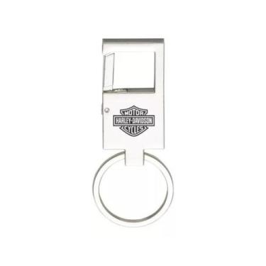Imagem de Chaveiro Para Harley Metal Espelhado Mosquetão  - E - LUALKI STORE LAS