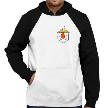 Imagem de Moletom Pocket Bug - Foca na Moda, Branco, Preto, G