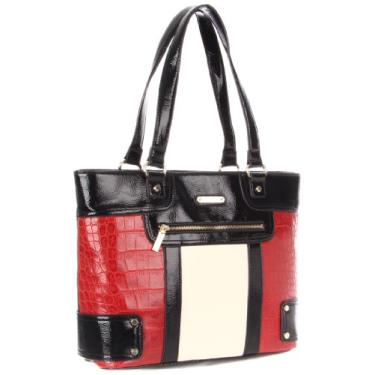 Imagem de Anne Klein Bolsa nova no bloco, Vermelho/Multi, One Size