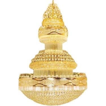 Imagem de Lustre Cristal Imperial Gold 120CM - Smart Norte