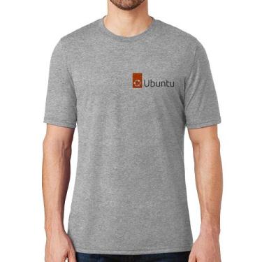 Imagem de Camiseta Ubuntu Linux - Foca na Moda, Cinza, M