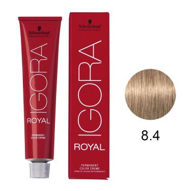 Imagem de Igora royal 8-4 louro claro bege 60ML