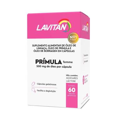 Imagem de Lavitan prímula femme com 60 cápsulas