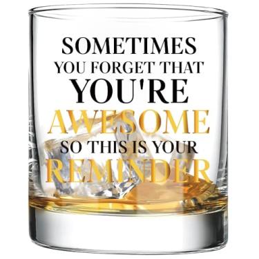 Imagem de Copos de uísque inspiradores presentes para homens marido, incentivo aniversário dia dos pais Ação de Graças Natal presentes de agradecimento para pai filho irmão avô tio copo de vinho à moda antiga