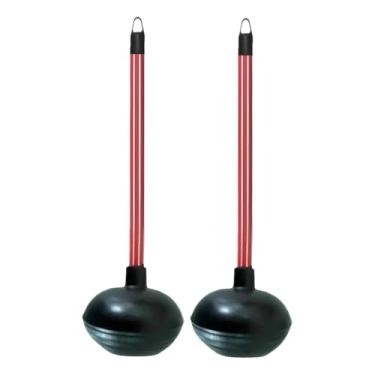 Imagem de Kit 2 Desentupidor de Vaso Sanitário Alta Pressão Para Banheiro e Pia – Remove Entupimentos em Ralos, Privadas e Encanamentos – Desentupidor Potente Multiuso Doméstico Fácil de Usar e Eficaz