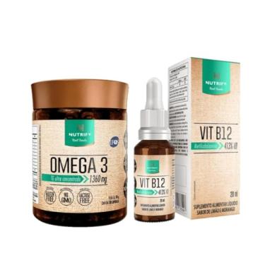 Imagem de Nutrify Real Foods Vit B12 20 Ml + Ômega 3 60 caps - Nutrify