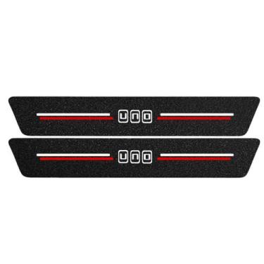 Imagem de Kit Soleira Protetora Porta Premium Red PVC Uno - 2 Portas  - Jhow Ade