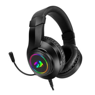 Imagem de Headset Gamer Redragon H260-rgb Hylas / Drivers 50mm / P2 / Usb / Adaptador 3.5mm - Preto