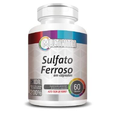 Imagem de Sulfato Ferroso 28mg 60 cápsulas - Multivita
