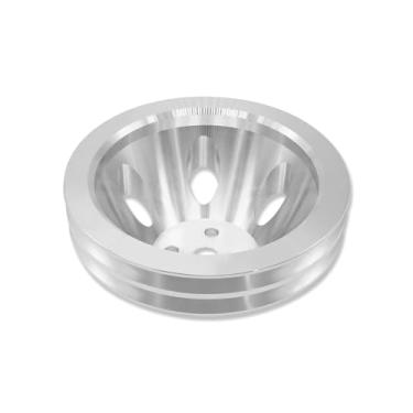 Imagem de IMOOA Polia Curta Para Bomba D'Água Com Sulco Duplo Chevy Sbc 283 305 327 350 383 400 1955-1968, Alumínio Polido