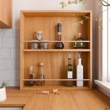 Imagem de Porta Tempero para Cozinha 100% Mdf Cinamomo