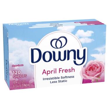 Imagem de Downy April Fresh: Amaciante de Roupas em Folhas - 120 fl