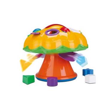 Imagem de Brinquedo Didático Infantil De Encaixar Cogumelo Divertoys
