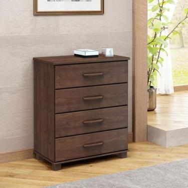 Imagem de Cômoda Madeira Maciça 4 Gavetas Quarto Gaveteiro Roupas Boho - Finestr