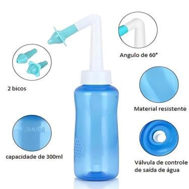 Imagem de Higienizador Nasal Azul Lavagem Segura Leve - LIPPIN