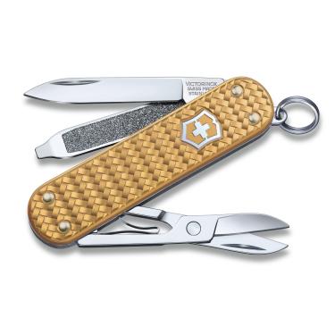 Imagem de Canivete Victorinox Classic Precious Alox, Brass Gold, 5 funções