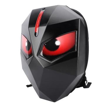Imagem de Mochila de motocicleta de LED, mochila Knight, mochila de LED com tela programável DIY, capa rígida, mochila de equitação à prova d'água de grande capacidade para homens
