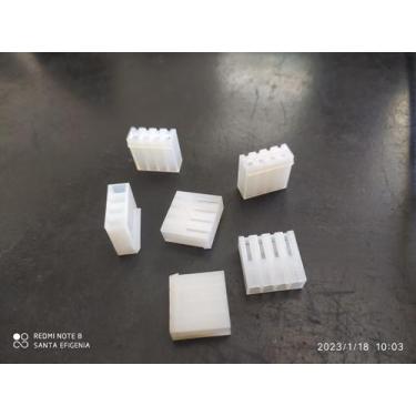Imagem de 3x Conector Kk 3961 3,96mm 4 Vias Femea + Terminais - Excon