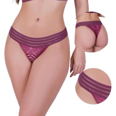 Imagem de Kit 3 Calcinha de Renda e Elástico Maitê - NAKA MODAS, GG, Sortido