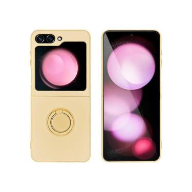 Imagem de Capa Slim Acrílico Aveludado Luxo Para Galaxy Z Flip 5 - Capinha Supor