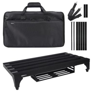 Imagem de Pedal de guitarra GOKKO Aluminium Alloy GKA-22BK com fonte de alimenta