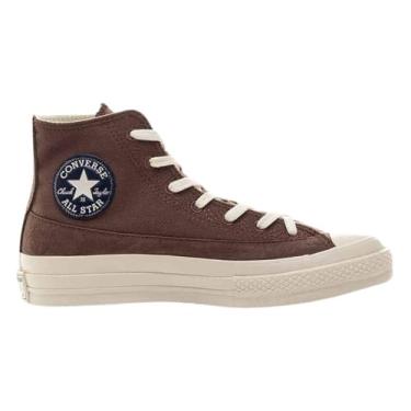 Imagem de Tênis Converse All Star Casual Hi | Cano Médio, Casual, Dia a dia, Moda, Original. (Marrom/Off White, BR, Adulto, Numérico, 34)