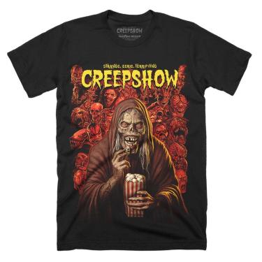 Imagem de Camiseta ROCKINSTONE Creepshow Get The Popcorn Halloween 2025