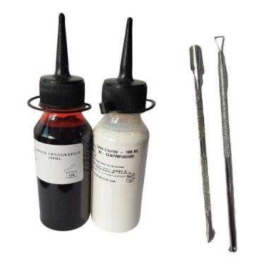 Imagem de Maquiagem Artística Com Sangue Falso+ Espátulas E Látex - Lynx Produçõ