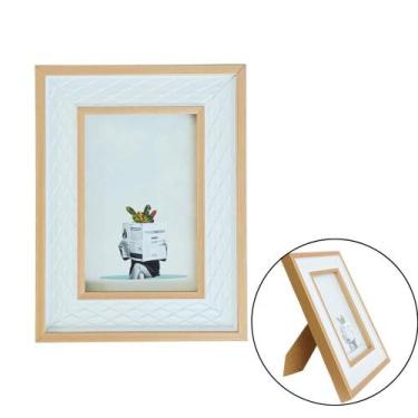 Imagem de Porta Retrato Moldura Losango Para Fotos 10x15cm - Rio Master