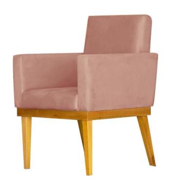 Imagem de Poltrona Decorativa Para Sala Bella Veludo Aninha Decor - Las Patitas,