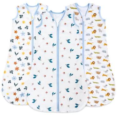 Imagem de Saco de dormir para bebês TURMEWU de algodão orgânico 18-24 meses