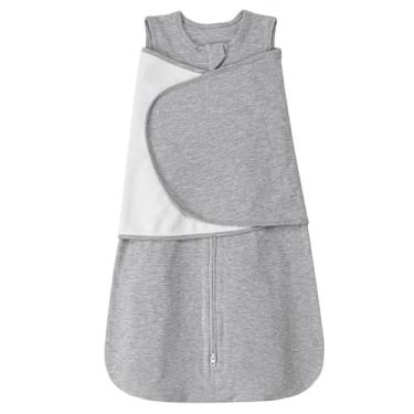 Imagem de VESTUÁRIO: ZIGJOY Sleep Sack Swaddle 1.0 TOG, algodão, cinza