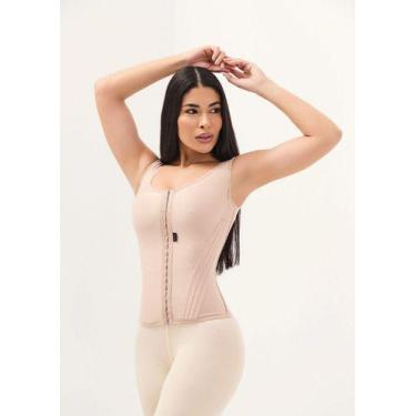 Imagem de Camiseta Modeladora Nath Sheila Cintas Alta Compressão 20 Barbatanas I