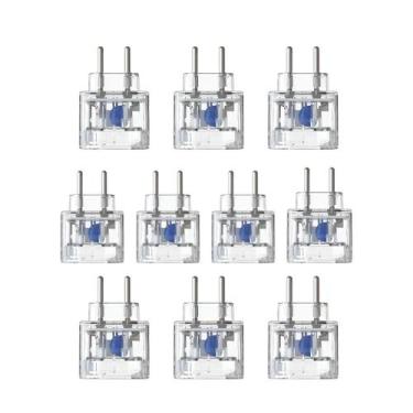 Imagem de Kit 10 unidades protetor de surtos dps iclamper pocket 2 pinos 10a