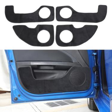 Imagem de Aotumcer Painel de proteção antichoque para porta de carro compatível com Seat Leon 2008-2012 Porta interna painel anti chute acessórios de capa protetora antisujidade, 4 peças