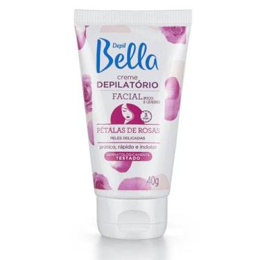 Imagem de Depil bella creme depilatorio facial petalas 40 gr