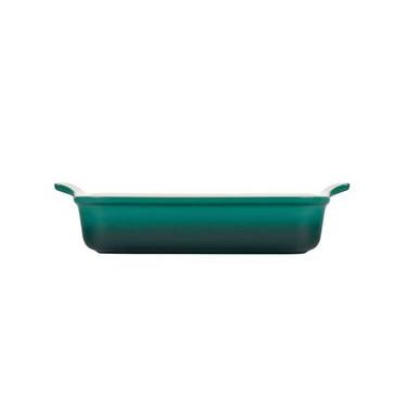 Imagem de Travessa Retangular Heritage 32 cm Verde Artichaut Le Creuset